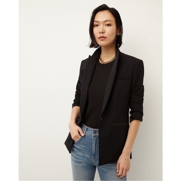 Veronica Beard NEW Iconic Scuba Dickey Jacket In Black Size 2 $645.00 - Picture 4 of 7